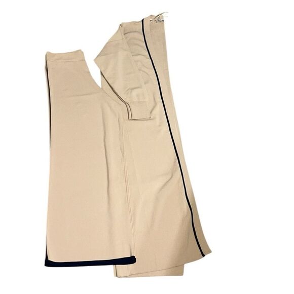 Zara Tan/Beige 2pc Long  Duster Pants Set(Duster Small/Pants Medium) - Picture 2 of 10